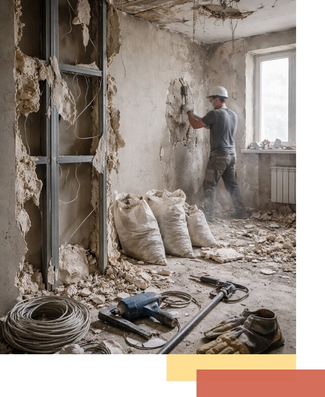 Профессиональный демонтаж зданий и конструкций в Череповце