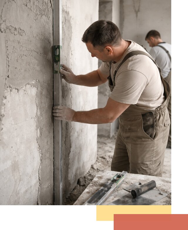 Установка штукатурных маяков в Череповце с гарантией качества