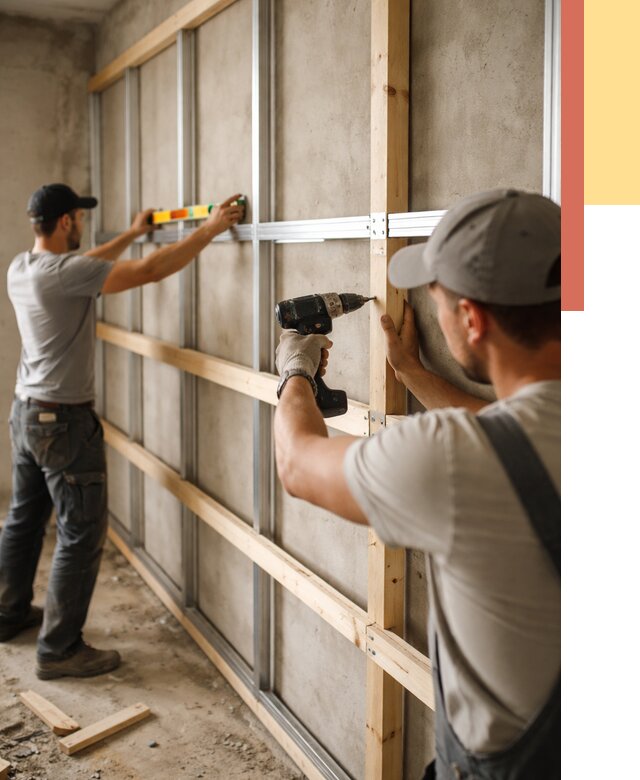 Устройство обрешетки под панели в Череповце от 2146 руб. — монтаж под ключ | ОТДЕЛОЧНИК-Чрп