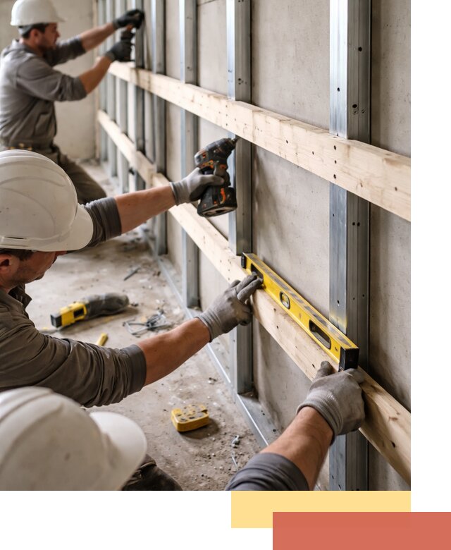 Устройство обрешетки под панели в Череповце