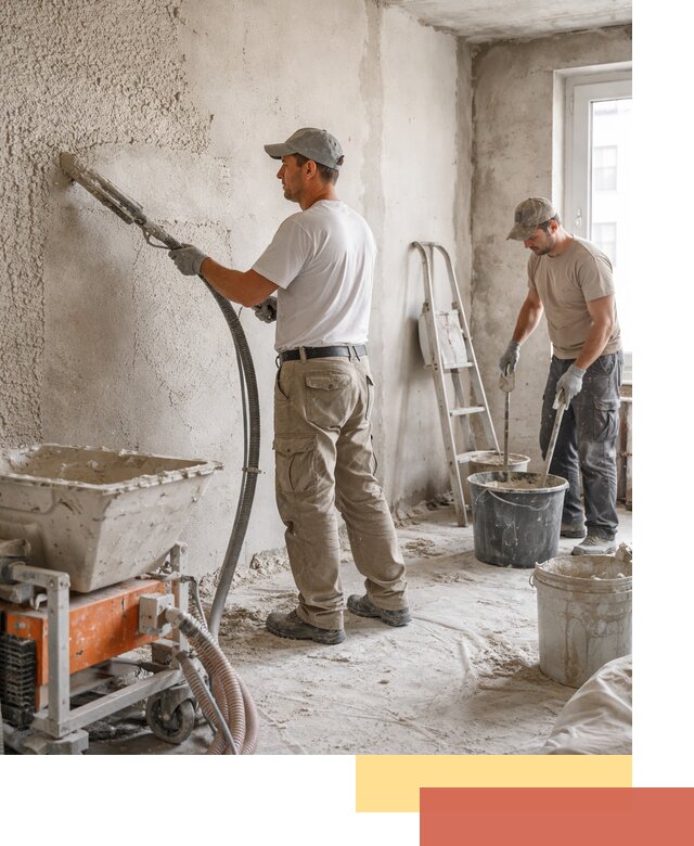 Машинная штукатурка стен в Череповце — быстро и качественно