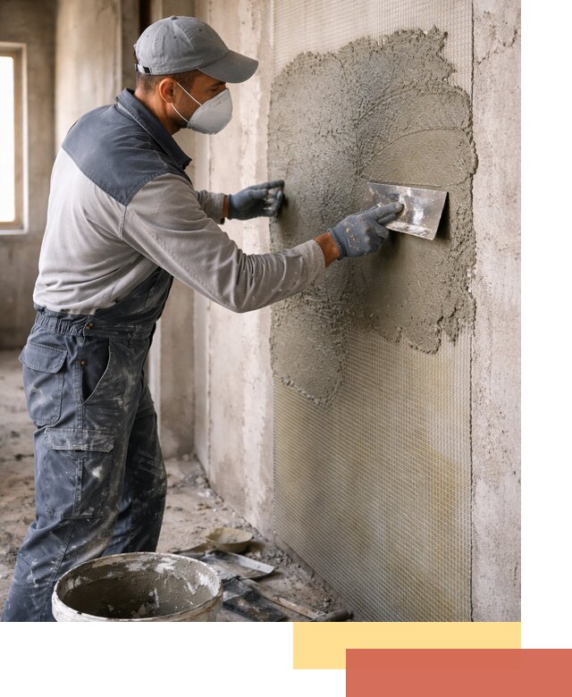 Штукатурка стен по сетке в Череповце под ключ качественно и быстро