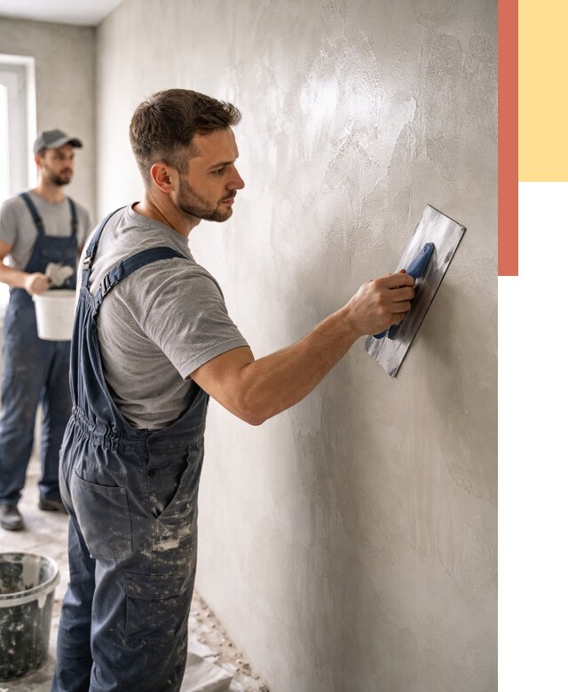 Глянцевание штукатурки стен в Череповце от 7666 руб. — услуги и затирка | ОТДЕЛОЧНИК-Чрп