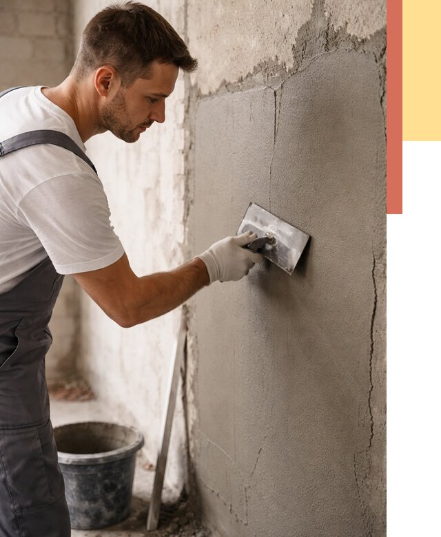 Штукатурка стен под плитку в Череповце от 4293 руб./м2 — выравнивание под плитку | ОТДЕЛОЧНИК-Чрп