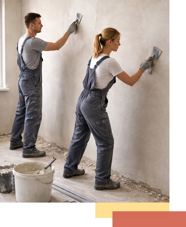 Штукатурка стен под обои в Череповце профессионально и быстро