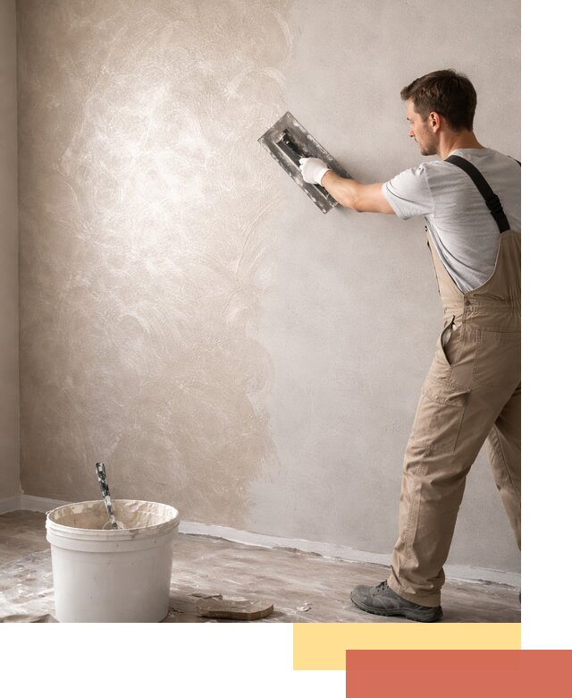 Декоративная штукатурка «Мокрый шелк» под ключ в Череповце