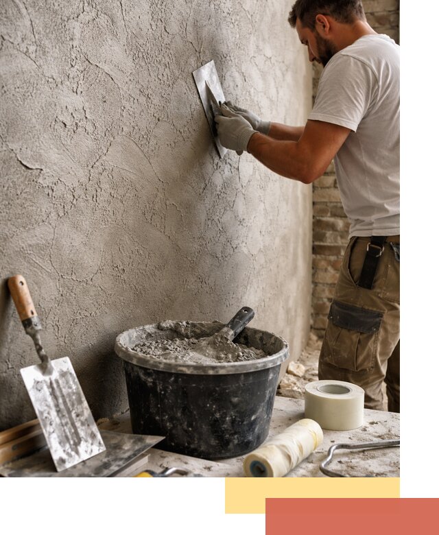 Декоративная штукатурка лофт в Череповце — отделка стен и потолков