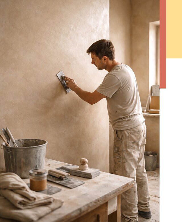 Марокканская штукатурка таделакт в Череповце под ключ от 4293 руб. | ОТДЕЛОЧНИК-Чрп