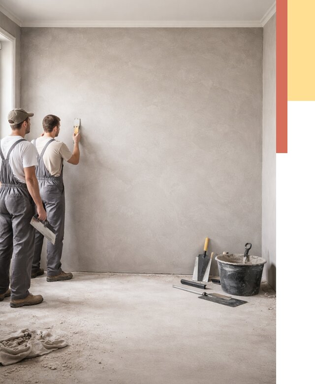 Микробетон на стены в Череповце от 1278 руб. — нанесение и отделка | ОТДЕЛОЧНИК-Чрп