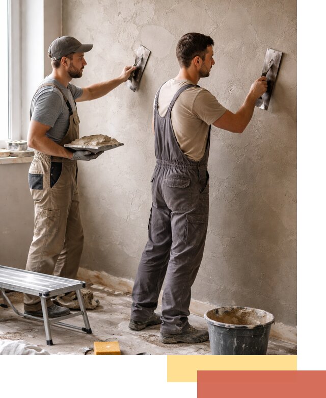 Ремонт декоративной штукатурки и восстановление фактуры в Череповце