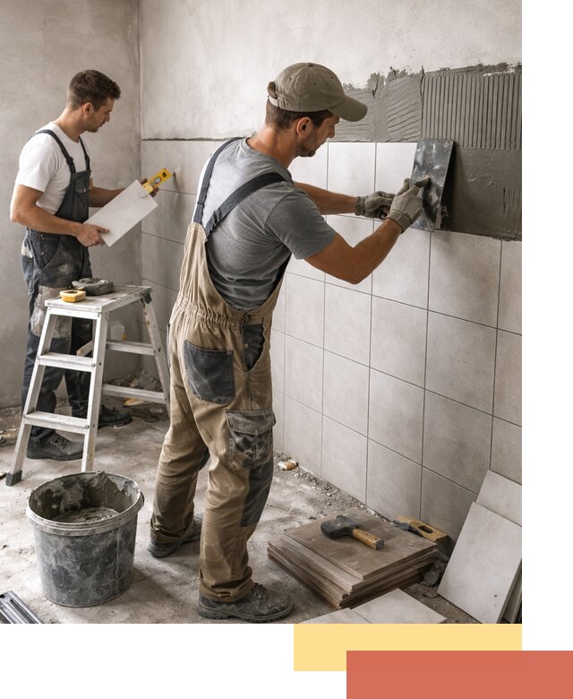 Укладка плитки на стены в Череповце профессионально и надежно