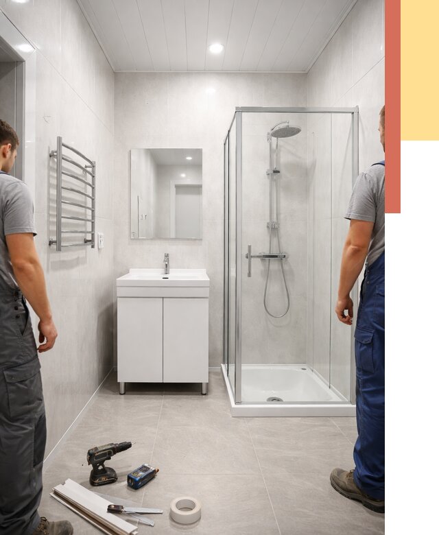 Отделка ванной комнаты панелями ПВХ в Череповце от 4599 руб. за м2 | ОТДЕЛОЧНИК-Чрп