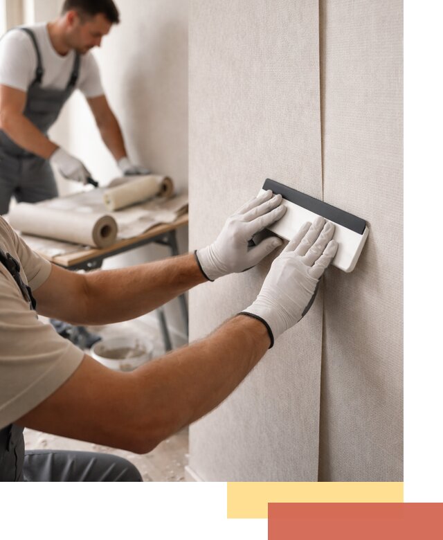 Поклейка обоев под покраску в Череповце профессионально и быстро