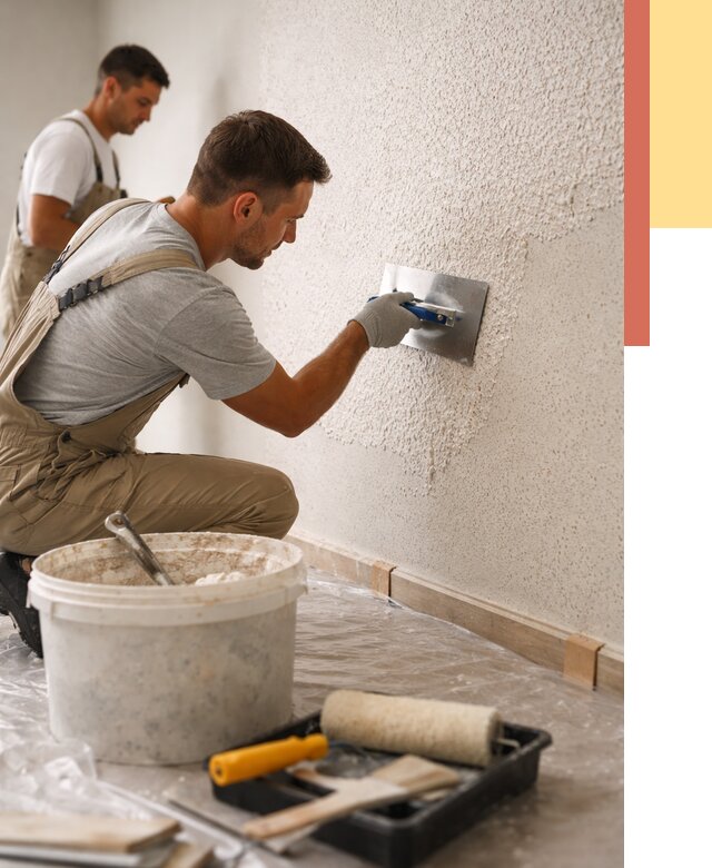 Нанесение жидких обоев в Череповце от 7666 руб./м2 — быстро и недорого | ОТДЕЛОЧНИК-Чрп