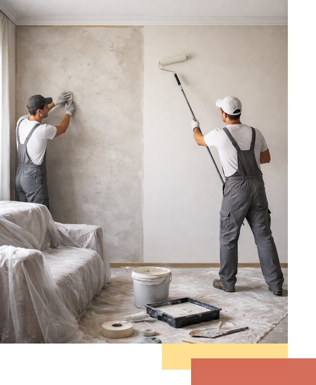 Покраска стен антивандальной краской в Череповце