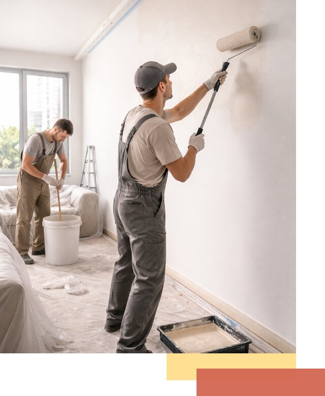 Покраска стен в офисе в Череповце — быстрый и качественный ремонт