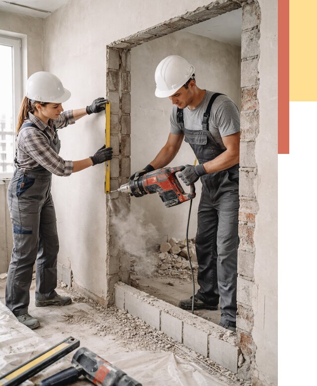 Создание проемов в стенах в Череповце от 6644 руб. — алмазная резка и расширение | ОТДЕЛОЧНИК-Чрп