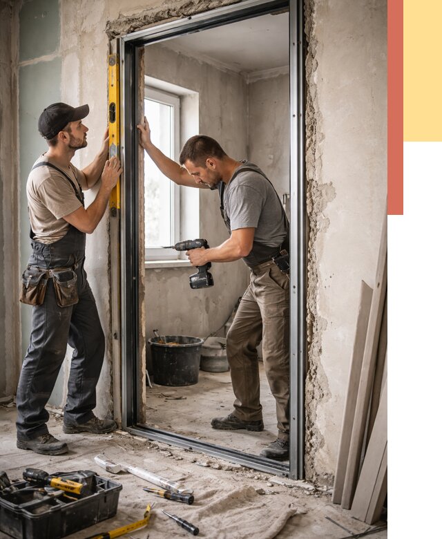 Закладка дверного проема в Череповце от 3577 руб. — быстро и недорого | ОТДЕЛОЧНИК-Чрп