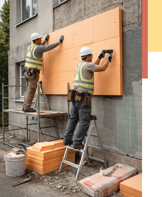 Утепление стен пеноплексом в Череповце от 1891 руб./м2 — быстро и недорого | ОТДЕЛОЧНИК-Чрп