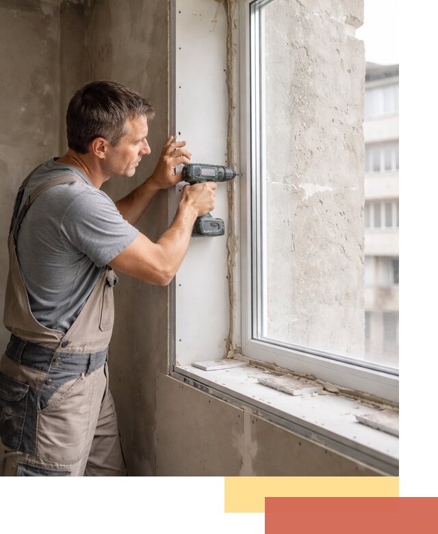 Монтаж гипсокартонных откосов в Череповце под ключ