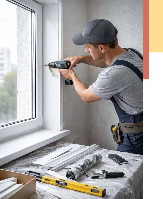 Установка пластиковых откосов в Череповце от 2300 руб. | ОТДЕЛОЧНИК-Чрп монтаж, быстро и недорого