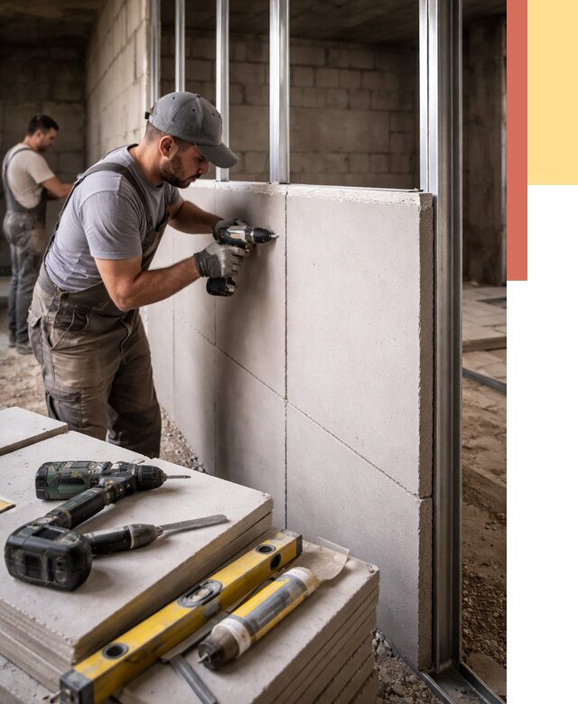 Кладка влагостойких перегородок ПГП в Череповце от 1227 руб. под ключ | ОТДЕЛОЧНИК-Чрп