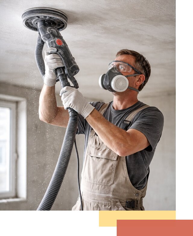 Шлифовка потолка в Череповце — качественная подготовка под отделку