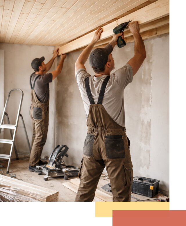 Монтаж потолка из вагонки в Череповце профессионально и аккуратно