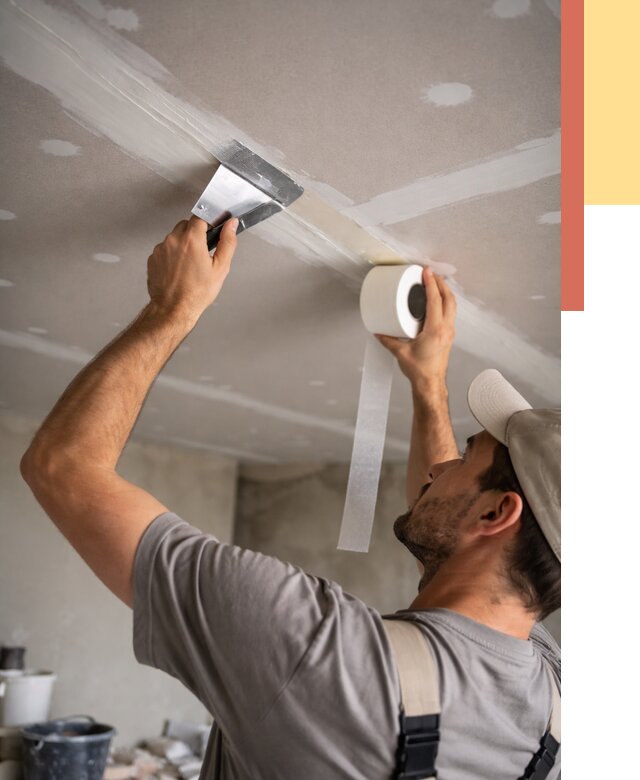 Обработка швов потолка ГКЛ в Череповце от 7666 руб. под ключ | ОТДЕЛОЧНИК-Чрп