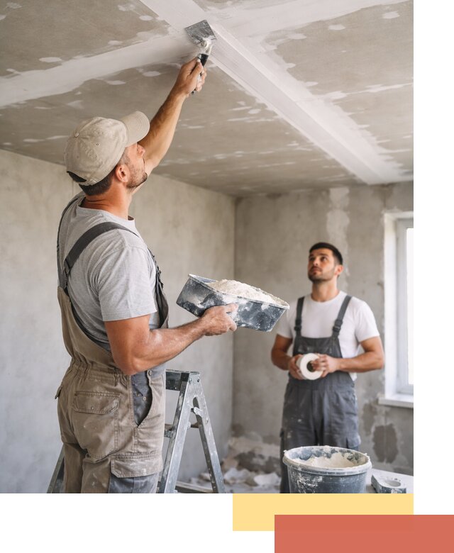 Обработка швов потолка ГКЛ в Череповце: качественная заделка и шпатлевка