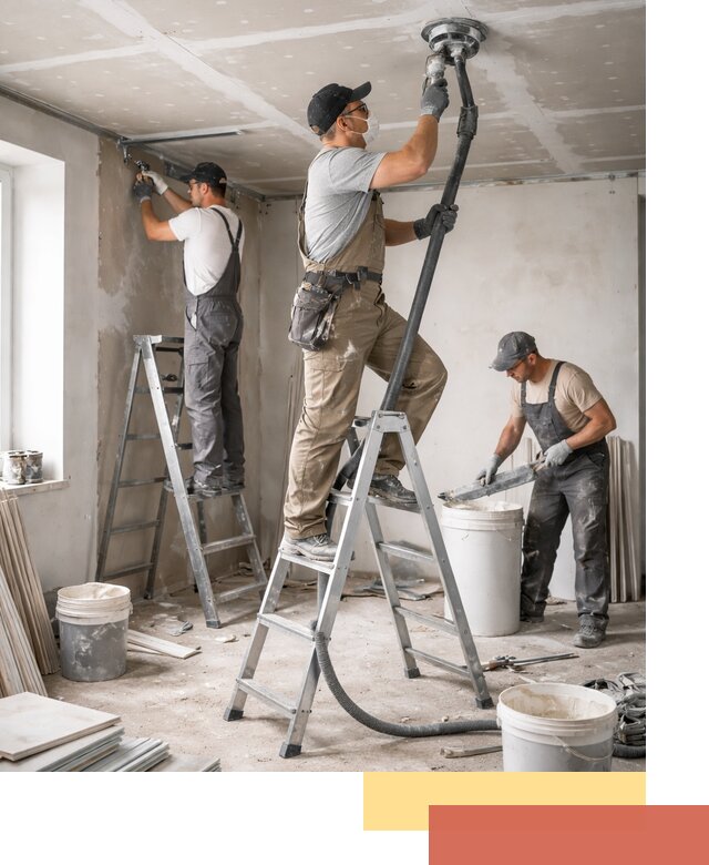 Ремонт потолка из гипсокартона в Череповце: быстрый и качественный монтаж