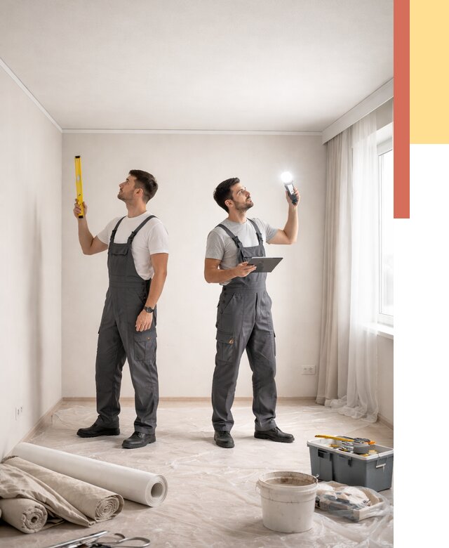 Отделка потолка в Череповце недорого от 767 руб/м2 | Услуги ОТДЕЛОЧНИК-Чрп