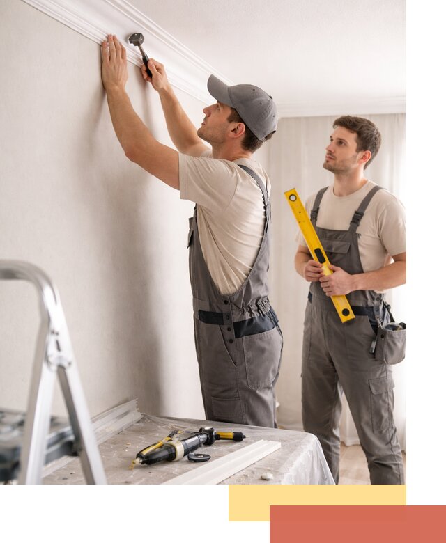 Монтаж потолочного плинтуса в Череповце качественно и быстро