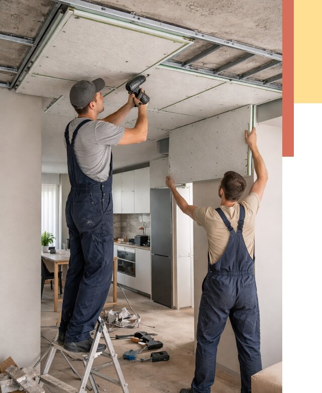 Шумоизоляция потолка панелями зипс в Череповце от 1891 руб. под ключ | ОТДЕЛОЧНИК-Чрп